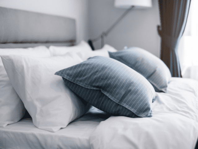 Pillows on a Bed