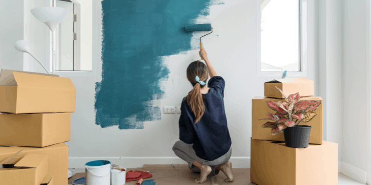 Painting When Moving In a New Home