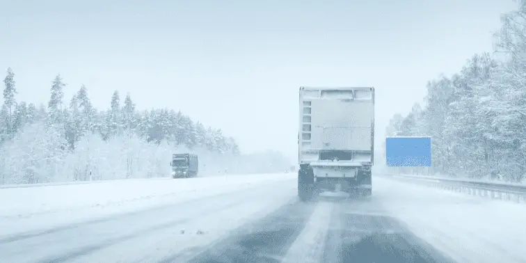 Moving Truck Delayed by Snow