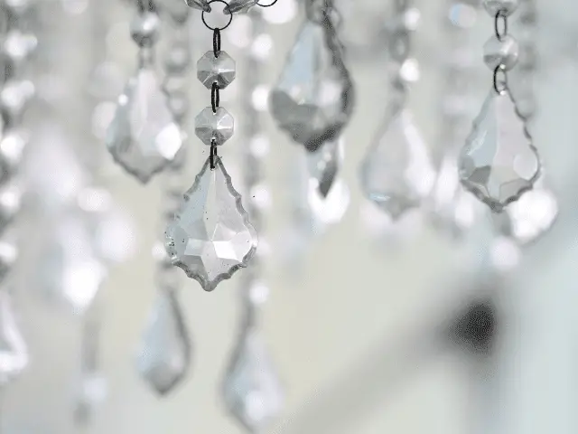 Crystal Chandelier Up Close
