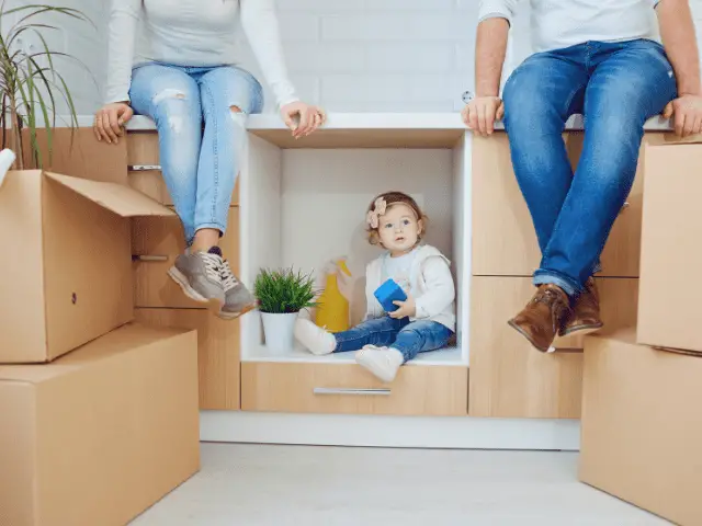 Toddler in a New Home