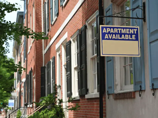 Apartment Available Sign