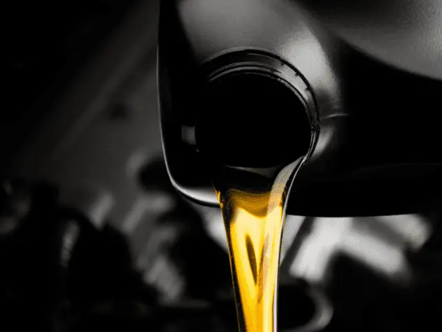 Pouring Motor Oil