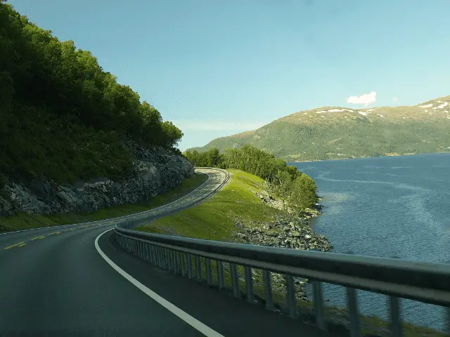 Road Next to Water