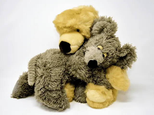 Stuffed Animals Hugging