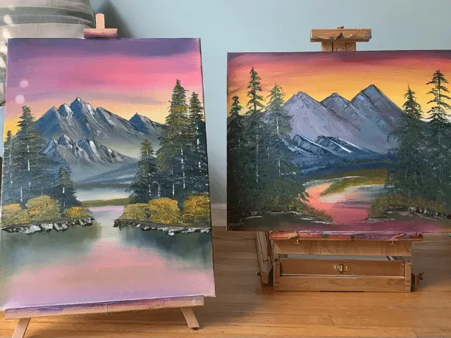 Our Bob Ross Paintings