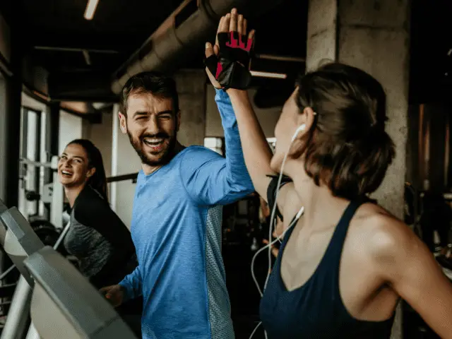 Friends at the Gym